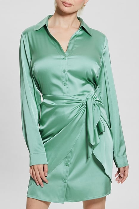 ES LS ALYA DRESS VITAL GREEN 1