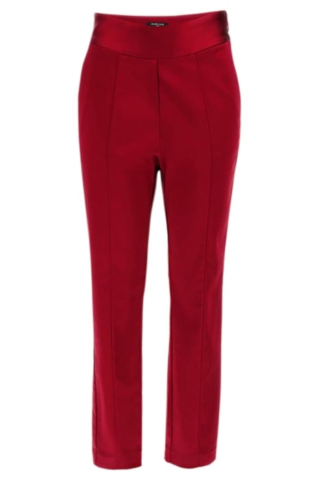 ROXANNE PANT LACQUER RED STRAIGHT 4
