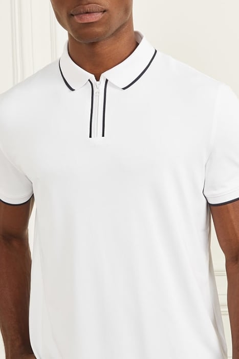 MARCIANO BY GUESS FORMAL PERFORMANCE PURE POLO SHIRT WHITE 6