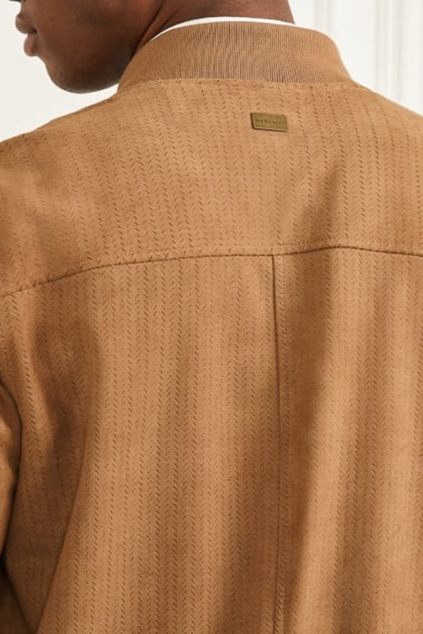 SUEDE JACKET TALL BOOTS LIGHT BROWN 7