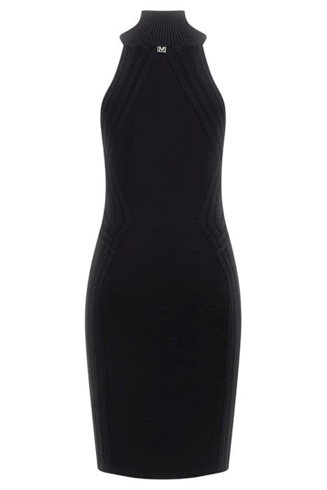 NIVA SWEATER DRESS JET BLACK 5