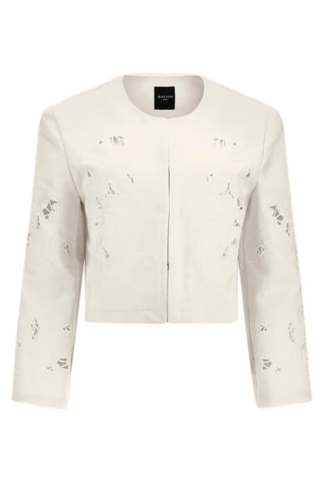 ANISA JACKET PALE CROPPED PEARL 4