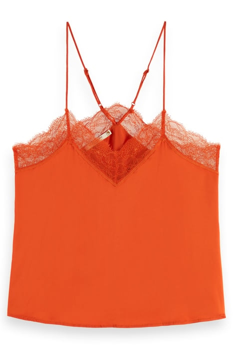CAMISOLE WITH LACE DETAIL RED SKIES 4