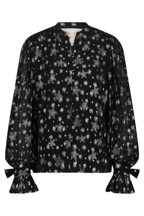 KYLIE BLOUSE BLACK/SILVER 4