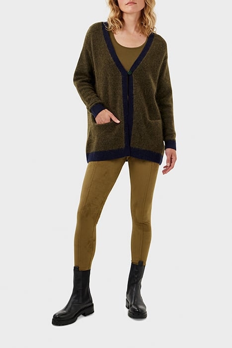 TROUSER WOVEN LONG 24001859 MILITARY OLIVE 3