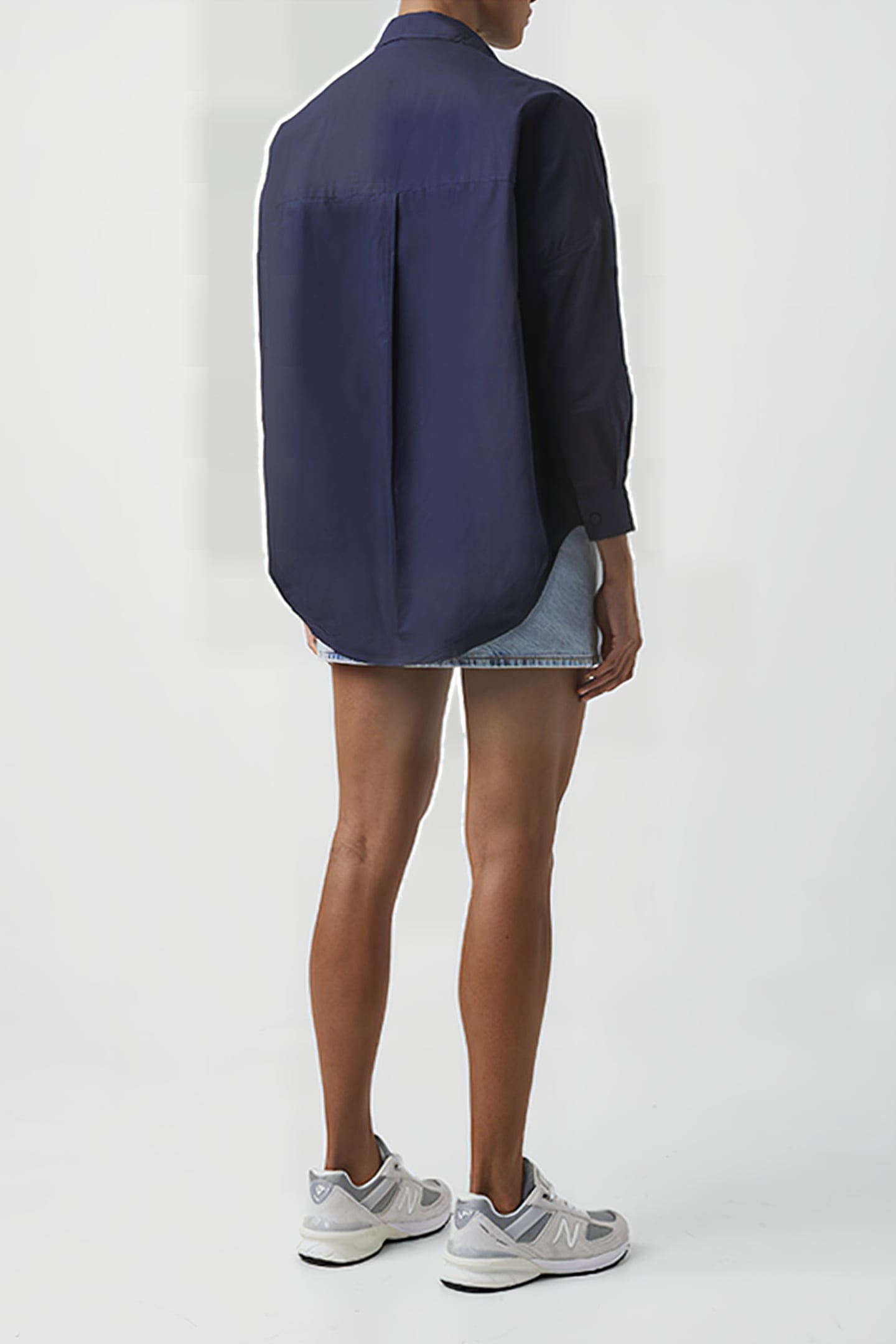 RHODES POPLIN POPOVER SHIRT BLUE 3