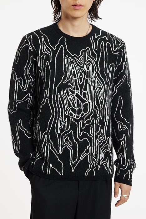 MARQUEE LS PEACE SIGN HAN BLACK 1