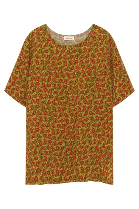 OVERSIZED PRINTED MID LONG TOP CACHEMIRE 4