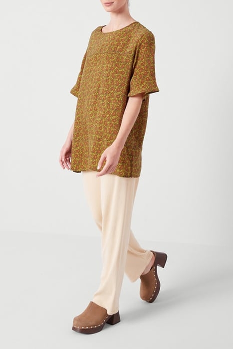 OVERSIZED PRINTED MID LONG TOP CACHEMIRE 5