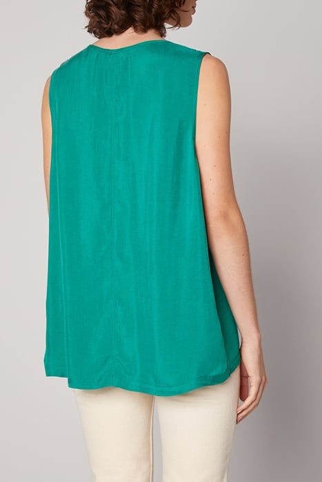 ROUND COLLAR SLEEVELESS OVERSIZE TOP RIVIERA 2