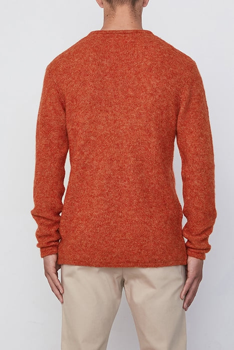 ROUND COLLAR LONGSLEEVES SWEATER ROUILLE CHINE 2