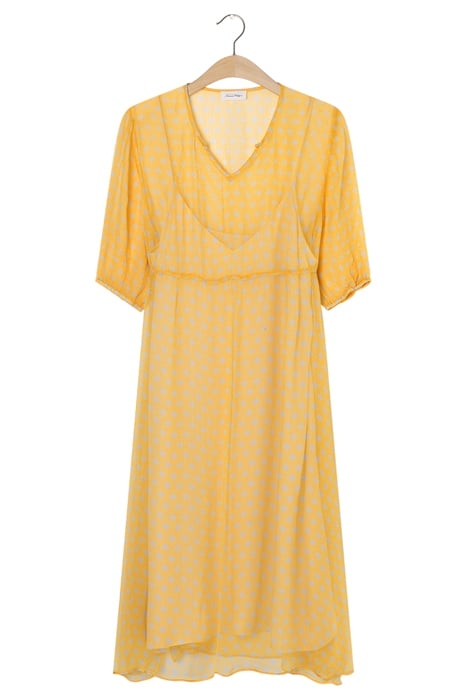 A-LINE V-NECK PRINTED MIDI DRESS ELIANE 4