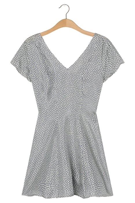 SHORT PRINTED A-LINE DRESS ODETTE 3