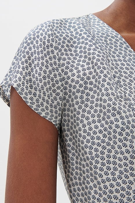 SHORT PRINTED A-LINE DRESS ODETTE 5