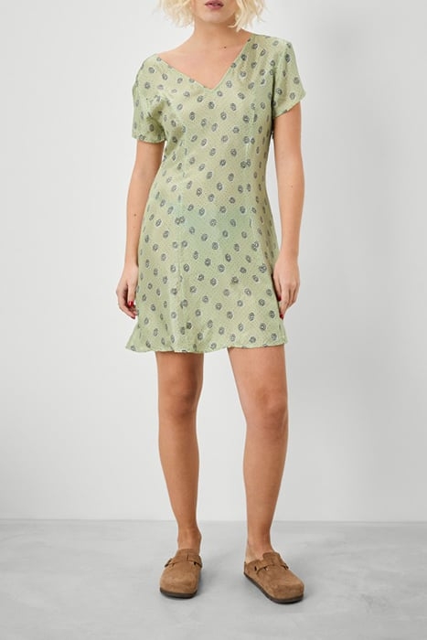 SHORT PRINTED A-LINE DRESS FERNANDE 1