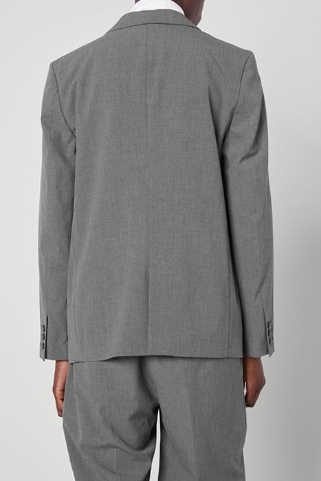 SHORT STRAIGHT BLAZER CENDRE CHINE 2