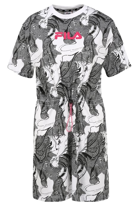 DIAH AOP TEE DRESS NORMAL FIT BRIGHT WHITE ALLOVER 1