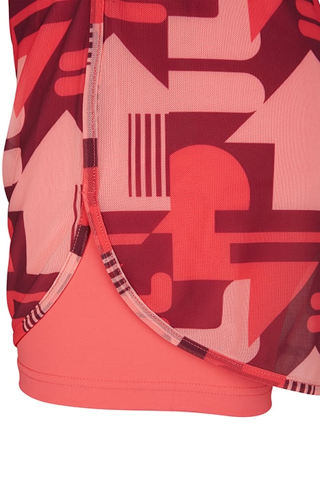 RAKOW AOP SHORTS AMARANTH REACT AOP 3