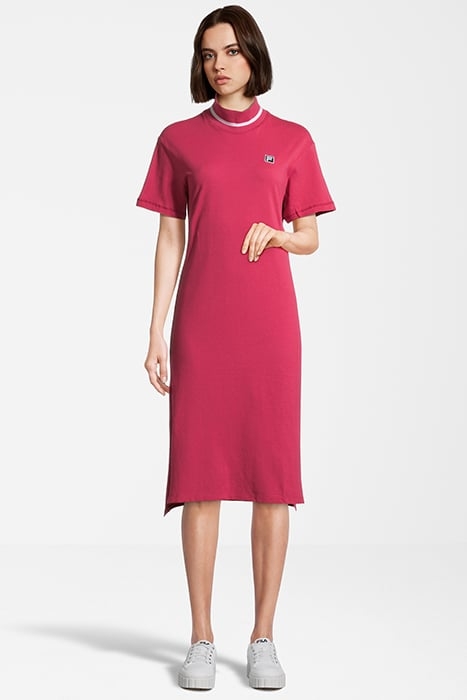 BIALOWIEZA TEE DRESS CARMINE 3