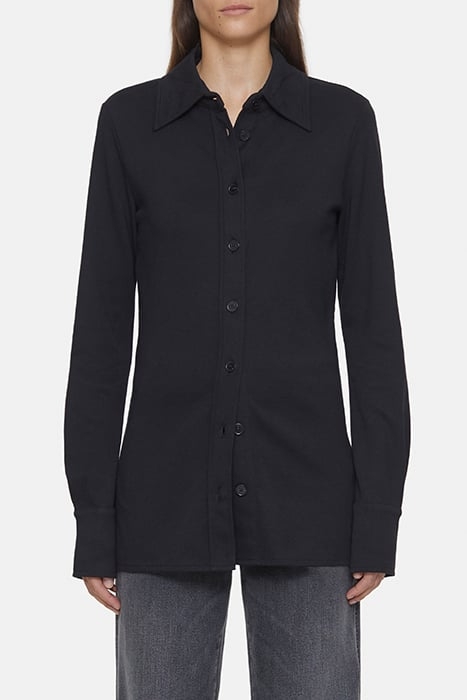 WAISTED BLOUSE SHIRTS & BLOUSES BLACK 1