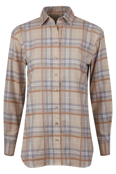 SAMMI, SHIRT BEIGE CHECK 1