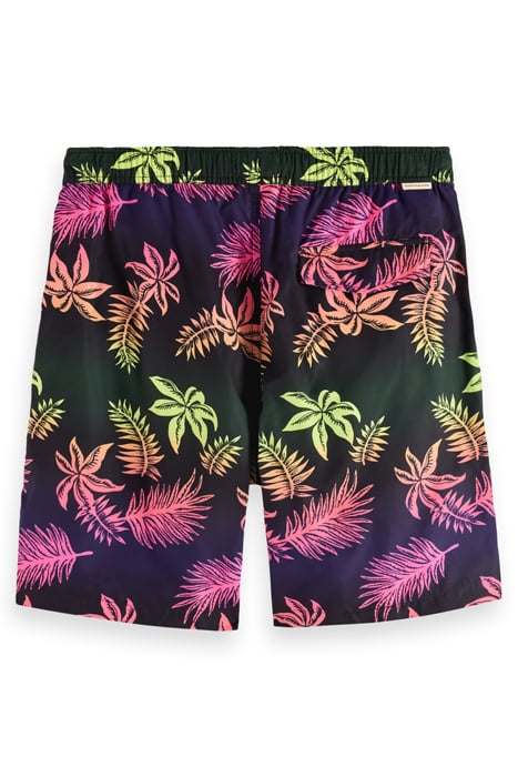 LONG LENGTH - PRINTED SWIMSHORT GRADIENT LEAF AOP 5