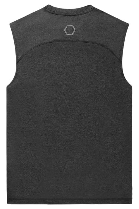 ATHLETIC REGULAR FIT TANK JET BLACK 5