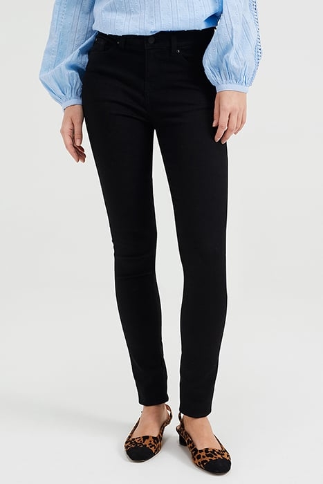 5-POCKET MID WAIST BLACK 1