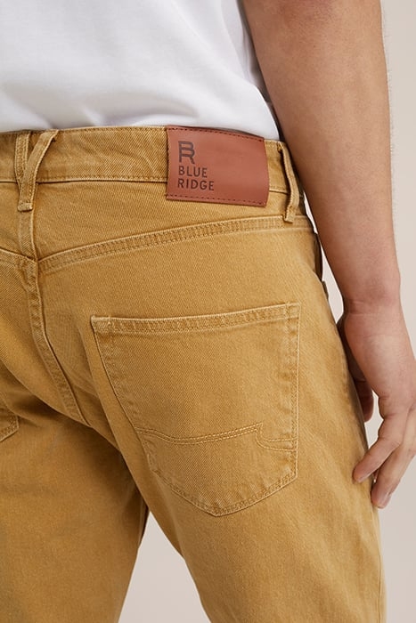 5-POCKET MID WAIST LIGHT BROWN 6