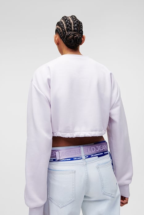 KLJ RELAXED TIED SWEAT LAVENDER BLUE 2