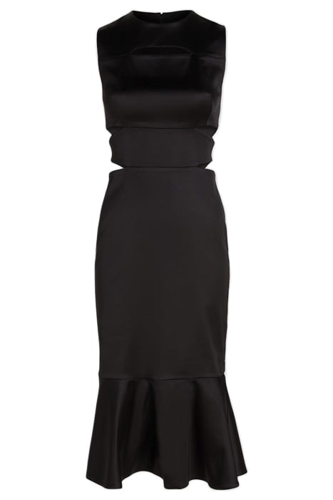 CUT OUT DRESS BLACK 3