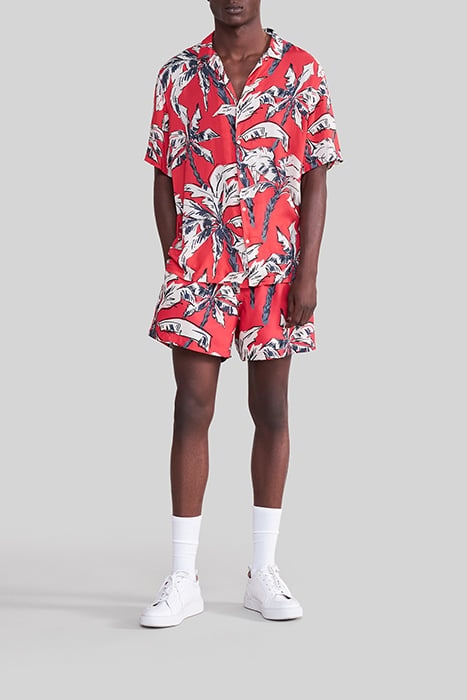 CAYENNE RECYCLED SWIM SHORTS WITH PALM TREES 3