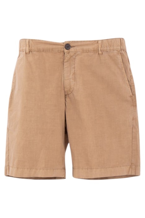 BEIGE CROPPED BERMUDA SHORTS 1