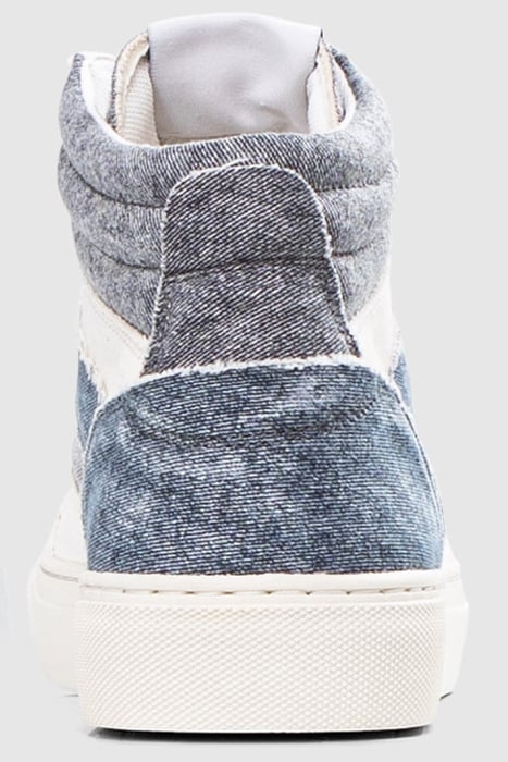 BLUE DENIM CANVAS TRAINERS 3