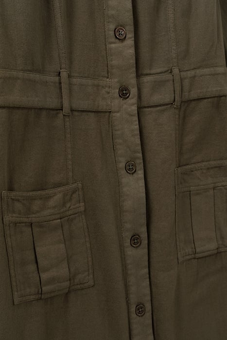 WAKAME ORGANIC COTTON LONG SHIRT DRESS 6