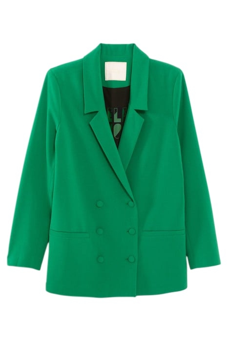 MEADOW GREEN DOUBLE-BREASTED SUIT JACKET 4