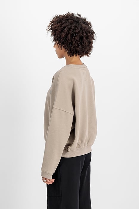 ALPHA ESSENTIALS RL SWEATER VINTAGE SAND 6