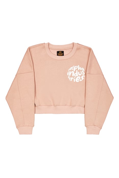 LOGO SWEATER DUSTY CORAL 3