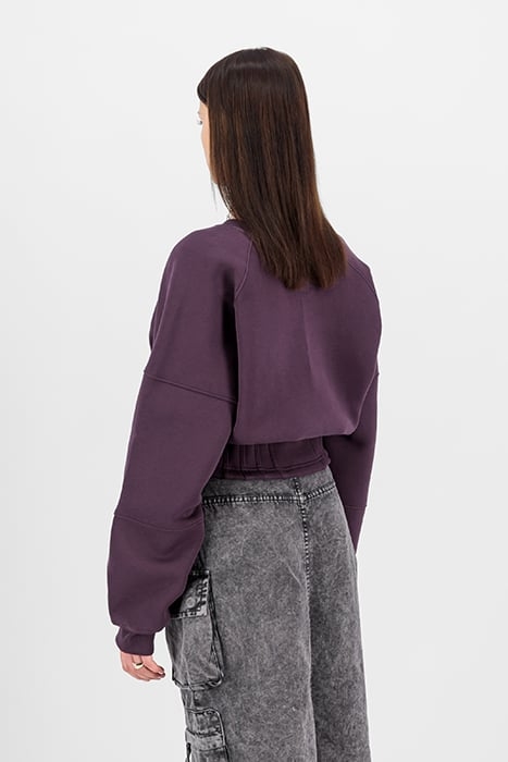 WAISTED SWEATER PLUM 2