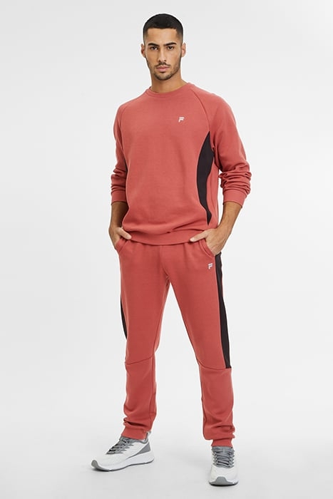 ROUVROY PANTS MARSALA-BLACK 3