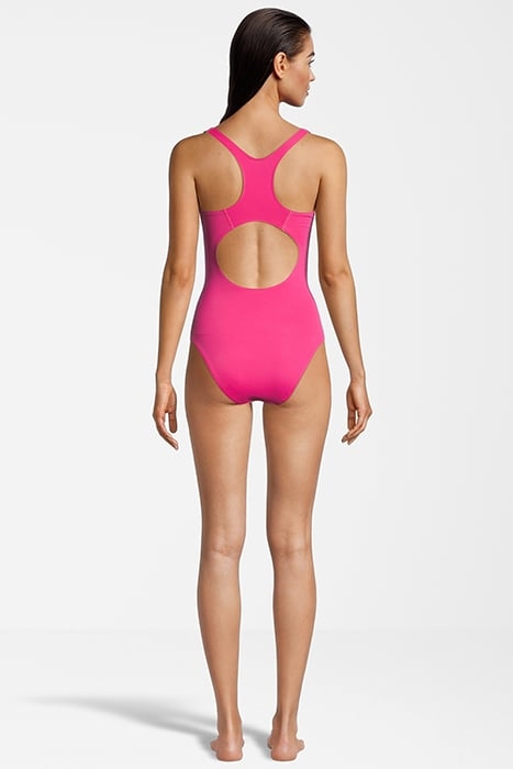 SAKI RACER BACK SWIMSUIT FUCHSIA PURPLE 3