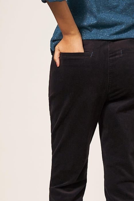 SAVANNAH VELVET TROUSER PURE BLACK 5