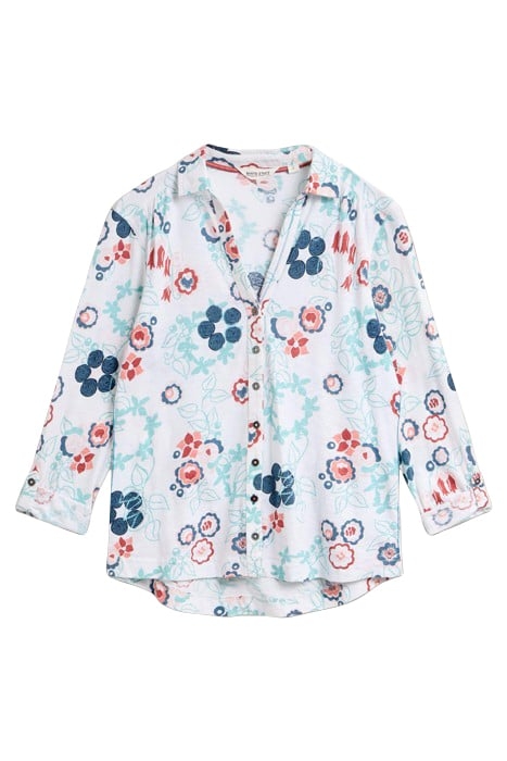 ANNIE JERSEY SHIRT WHITE PRINT 3