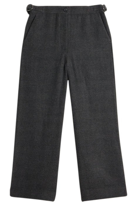 UNA TWEEDY WIDE LEG TROUSER BLACK MULTI 3