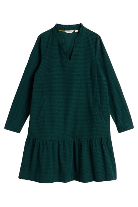 DARIA CORD DRESS DARK GREEN 3