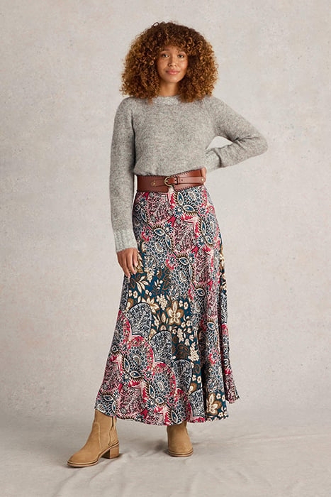 PAIGE PUFF SLEEVE JUMPER MID GREY 1