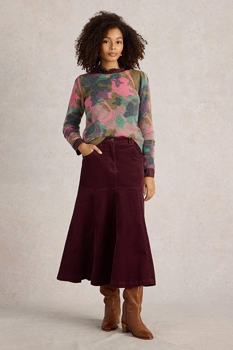 JODIE PRINTED FLORAL JUMPER GREEN MULTI 1