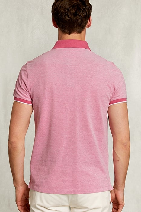 CUSTOM FIT COTTON POLO AMARANTH PINK 2
