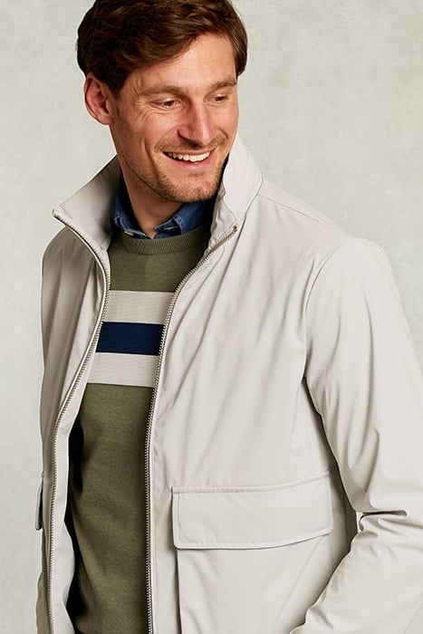 SHORT JACKET APPLIED POCKETS BEIGE BEIGE 4