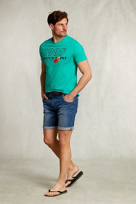 NORMAL FIT BASIC T-SHIRT IN MOSCOW MULE GREEN 3
